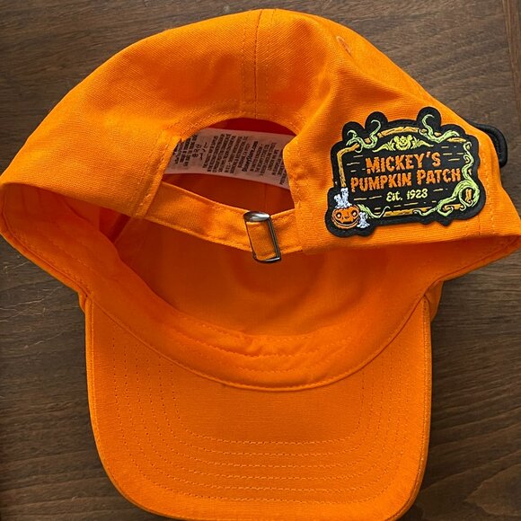 Disney Halloween Baseball Cap Mickey’s Pumpkin Patch Jack-o’-Lantern Hat - Picture 4 of 5